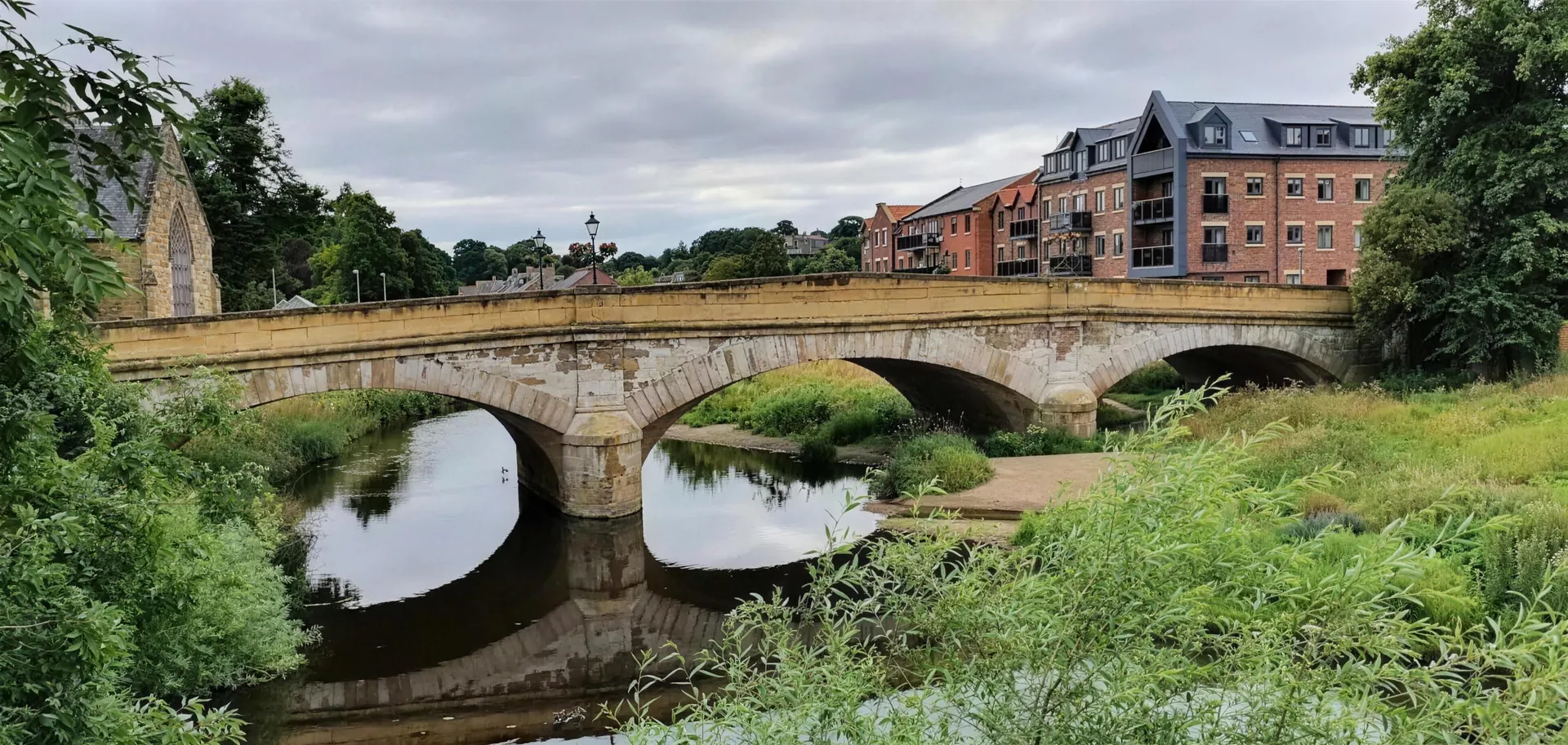 Telford Bridge over the River Wansbeck in Morpeth
